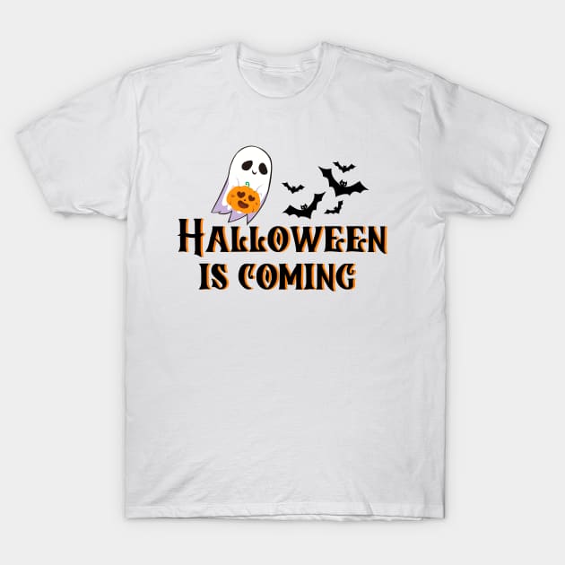 Halloween is Coming T-Shirt by Introvert Home 